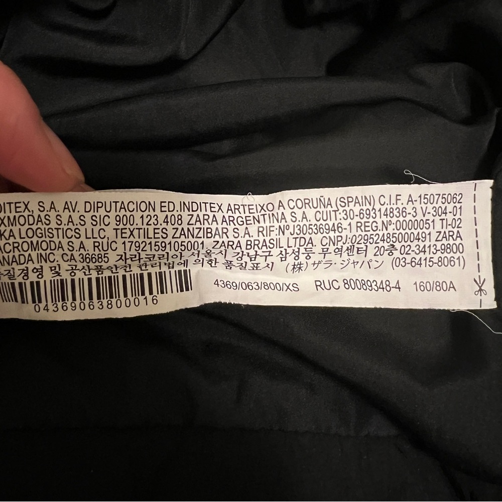 Zara black puffer jacket - Picture 7 of 7